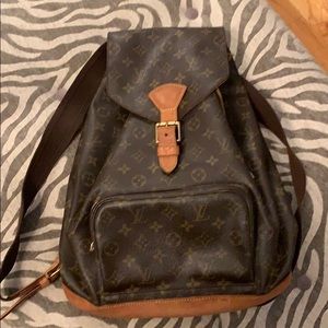 LOUIS VUITTON Monogram Montsouris GM Backpack